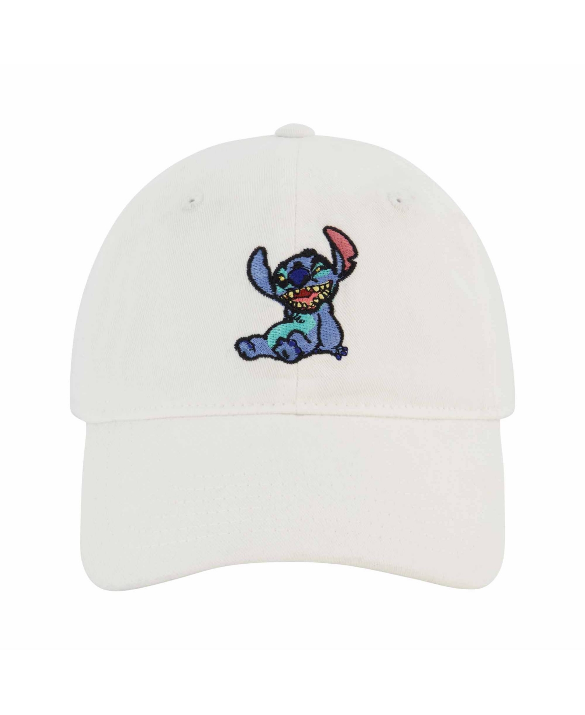 Disney's Lilo and Stitch Adjustable Baseball Hat with Curved Brim - White