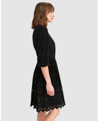 Women's Sweet Talk Eyelet Mini Dress