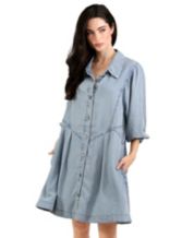 Macys denim dress store