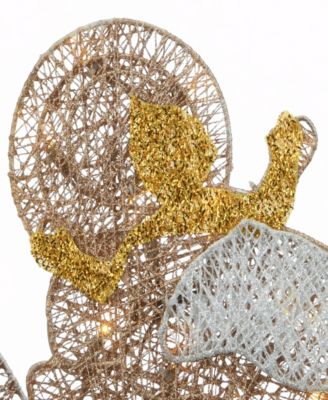 55" Nativity Scene with Clear Lights