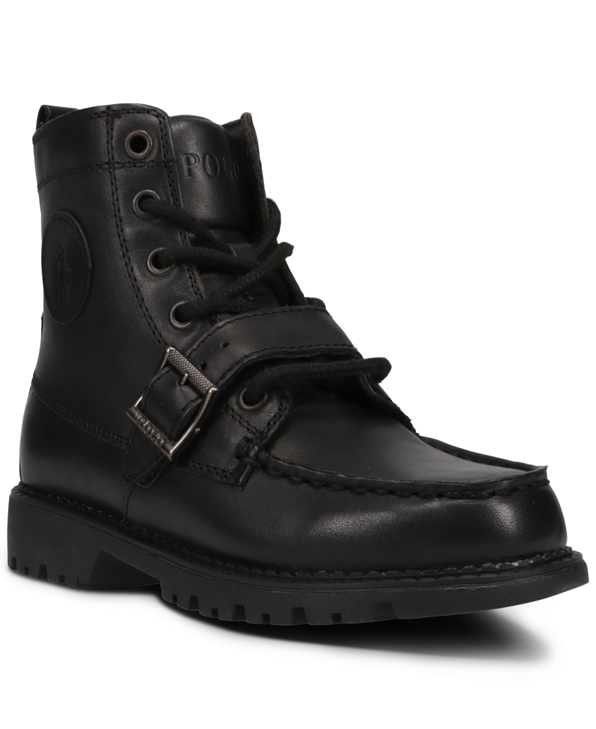 Polo Ralph Lauren Babies' Toddler Boys Ranger Hi Ii Casual Boots From Finish Line In Black