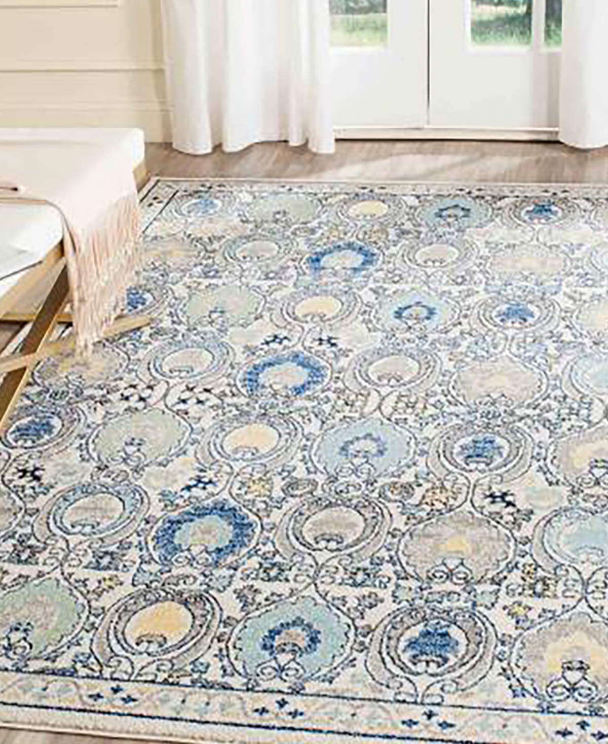 Safavieh Evoke EVK251and Gray Area Rug - Ivory