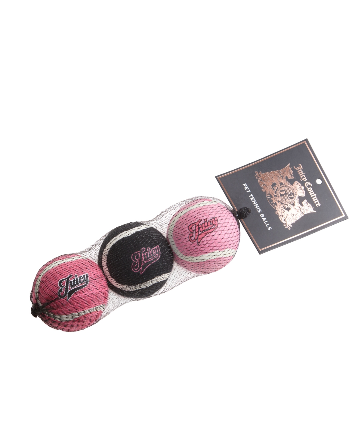 Tennis Balls for Dogs 2.5" Durable Tennis Balls, Set of 3 - Pink
