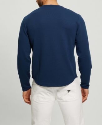 Men's Textured Long-Sleeve T-Shirt