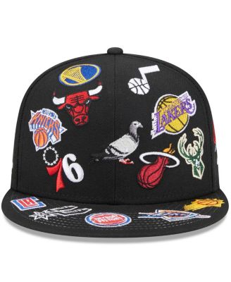 Staple Men's New Era Black NBA x 59FIFTY Fitted Hat