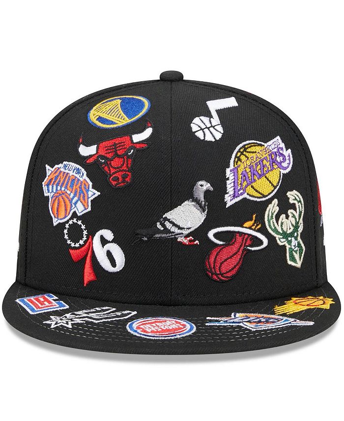 Staple Men's New Era Black NBA x 59FIFTY Fitted Hat - Macy's