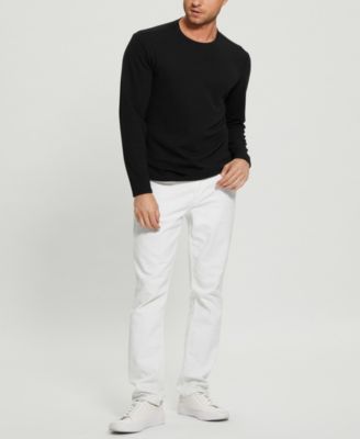 Men's Textured Long-Sleeve T-Shirt
