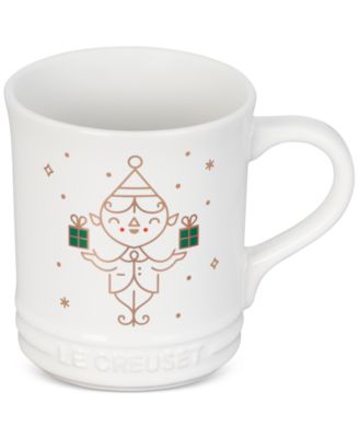 Le Creuset - Noel Collection 14-Oz. Stoneware Elf Coffee Mug
