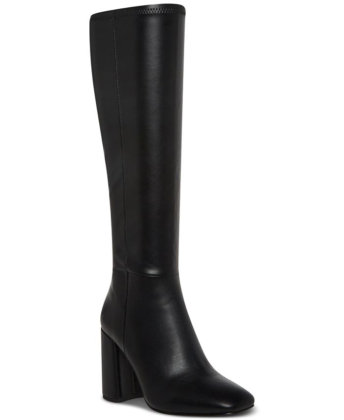 Steve Madden Women's Lizah Knee-High Block-Heel Dress Boots - Macy's