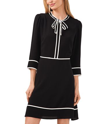 Cece bow trim shift dress 2025