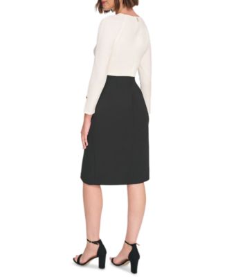 Women's Keyhole-Neck Sheath Dress