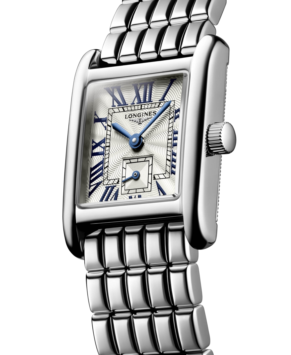 Shop Longines Women's Swiss Mini Dolcevita Stainless Steel Bracelet Watch 22x29mm