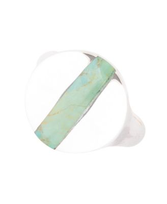 Signet Bronze Circle Band Ring