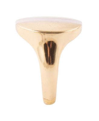 Signet Bronze Circle Band Ring