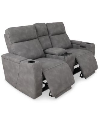Macy's Greymel Fabric Sofa Collection Created For Macys In Charcoal