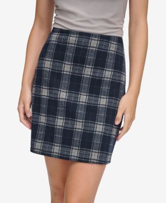 Calvin Klein - Women's X-Fit Plaid Mini Skirt