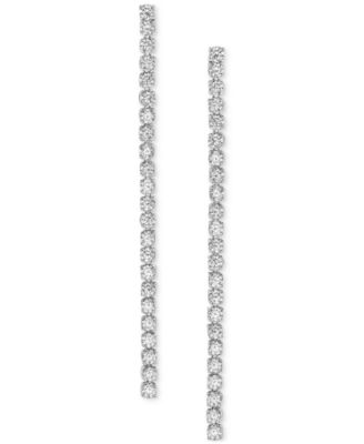 Diamond Linear Drop Earrings (1-5/8 ct. t.w.) in 14k White Gold
