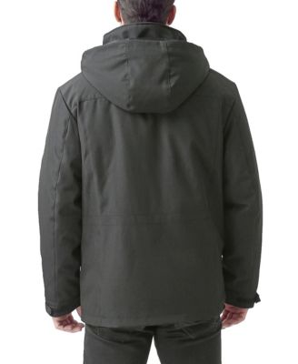 Men 3-in-1 Hooded Down Parka Coat