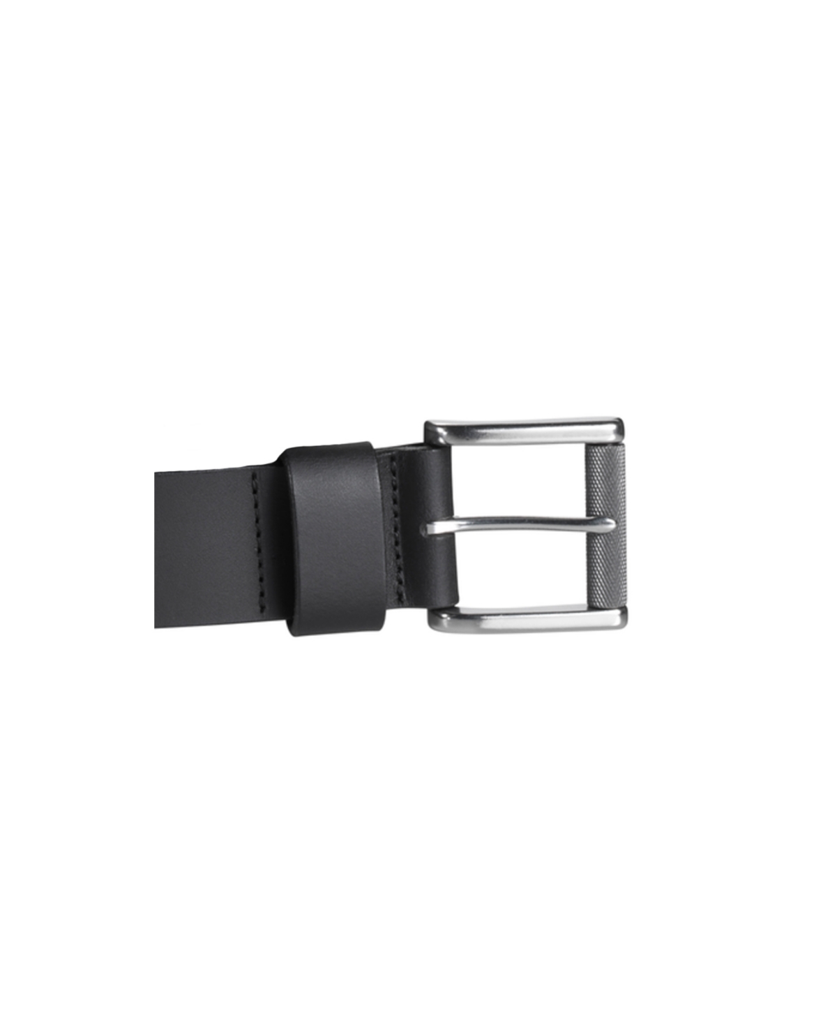 Shop Johnston & Murphy Men's Roller Buckle Belt In Black