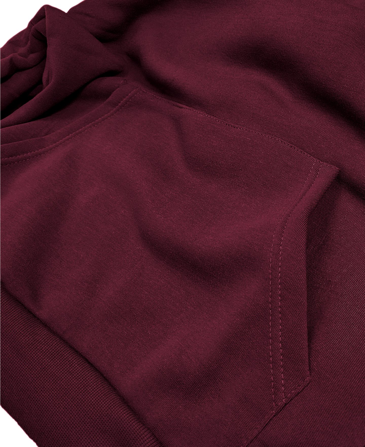 Мужское худи Galaxy By Harvic Oversized Slim-Fit Fleece-Lined Pullover, цвет: Бордовый — фото 3