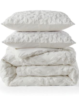 Shop Chf Chenille Laurel Comforter Sets In White
