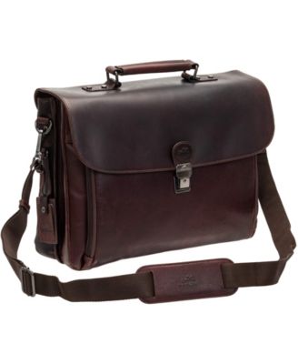 Men's Buffalo Double Compartment Briefcase for 15.6" Laptop , Tablet