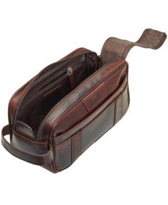 Men's Buffalo Dual Top Zipper Toiletry Bag