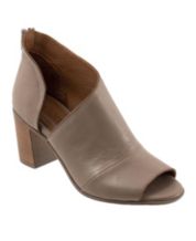 Womens open toe outlet booties