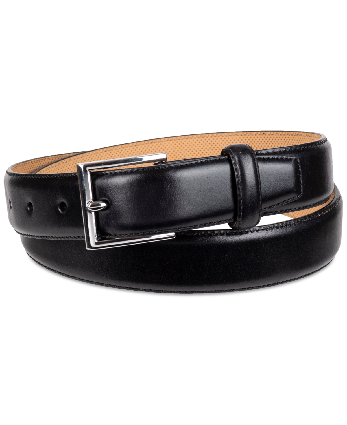 Men's Gramercy Leather Dress Belt - Black