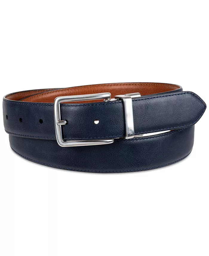 Men's Reversible Leather Dress Belt - thumbnail 2