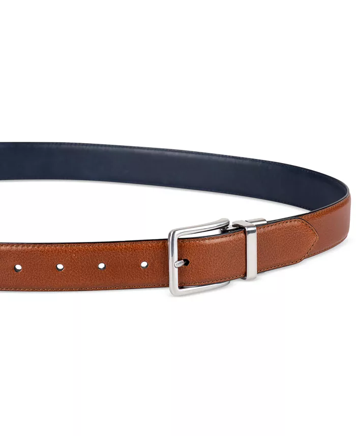 Men's Reversible Leather Dress Belt - thumbnail 4