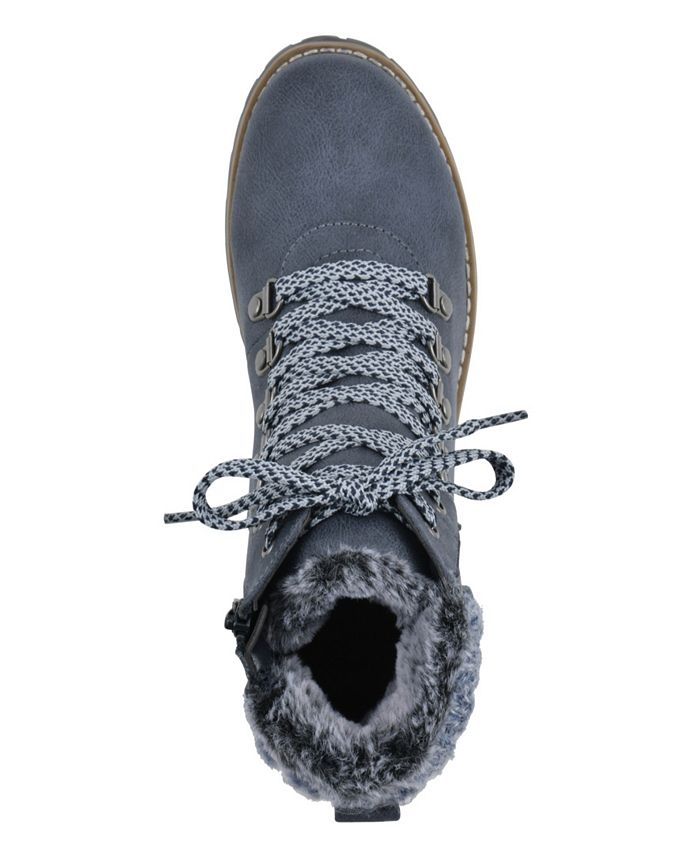 Cliffs by White Mountain Women's Prized Lace-Up Hiker Booties - Macy's