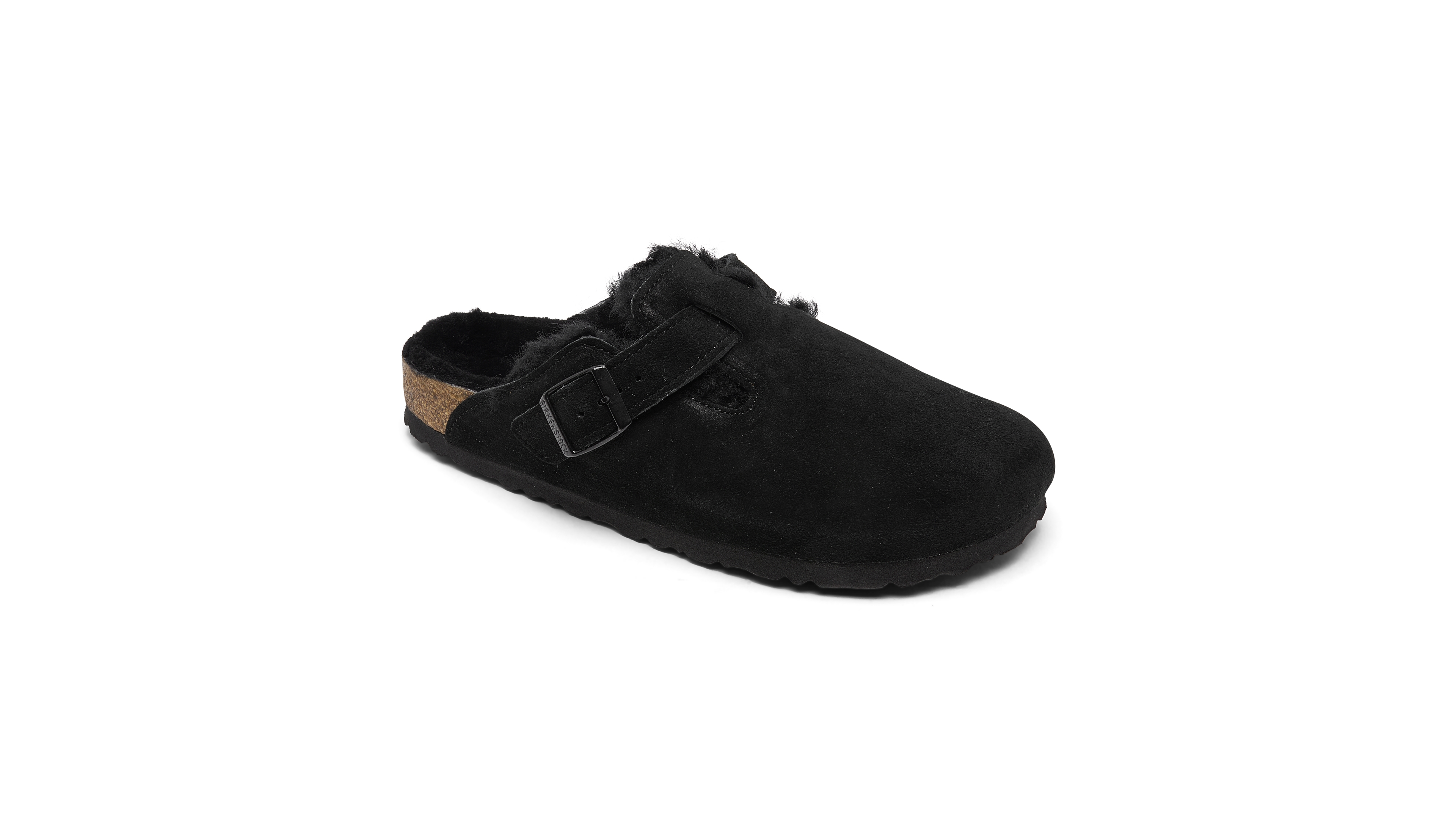 Birkenstock Women's Boston Shearling Suede Leather Clogs from Finish Line