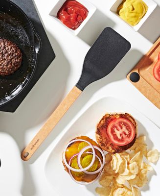 Gourmet Series Med Nylon Turner with Black Head Handle 14.5"