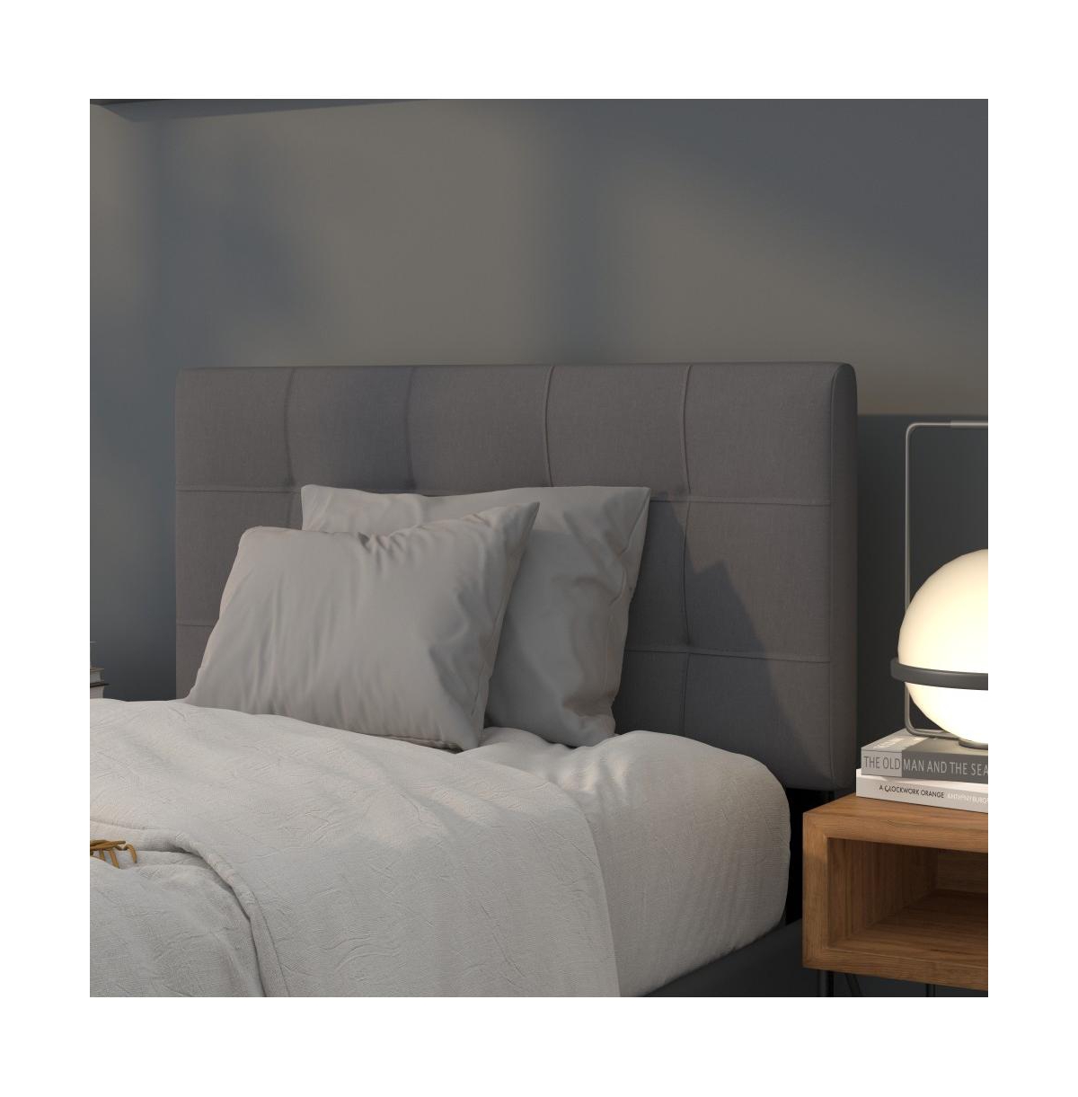 Quilted Tufted Twin Upholstered Headboard
