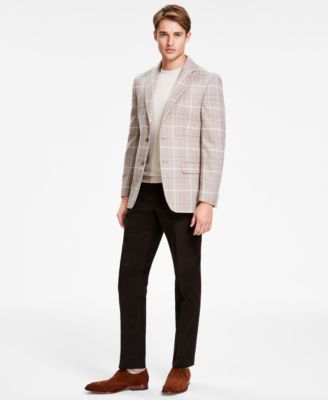 Tommy Hilfiger - Men's Modern-Fit Wool Plaid Sport Coat