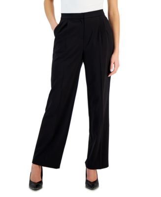 【SCENERITY】Bart Wide Pants BCBG New York Women's Wide Leg Pant with Side Slits, Nautica