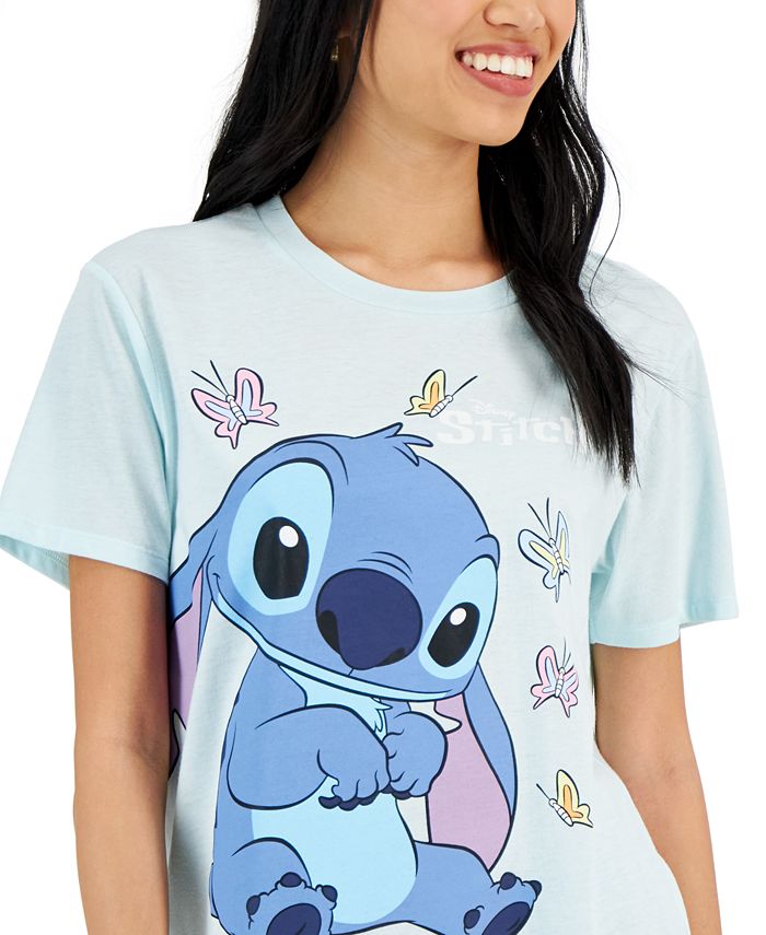 Disney Juniors' Lilo & Stitch Graphic Print T-Shirt - Macy's