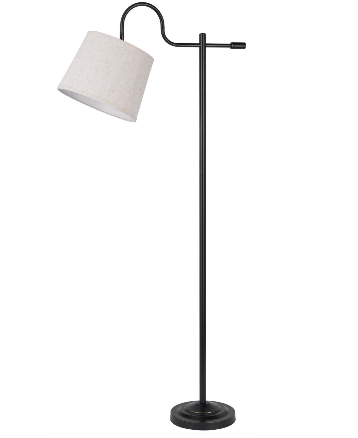 Cal Lighting 62.5" Height Metal Floor Lamp In Dark Bronze
