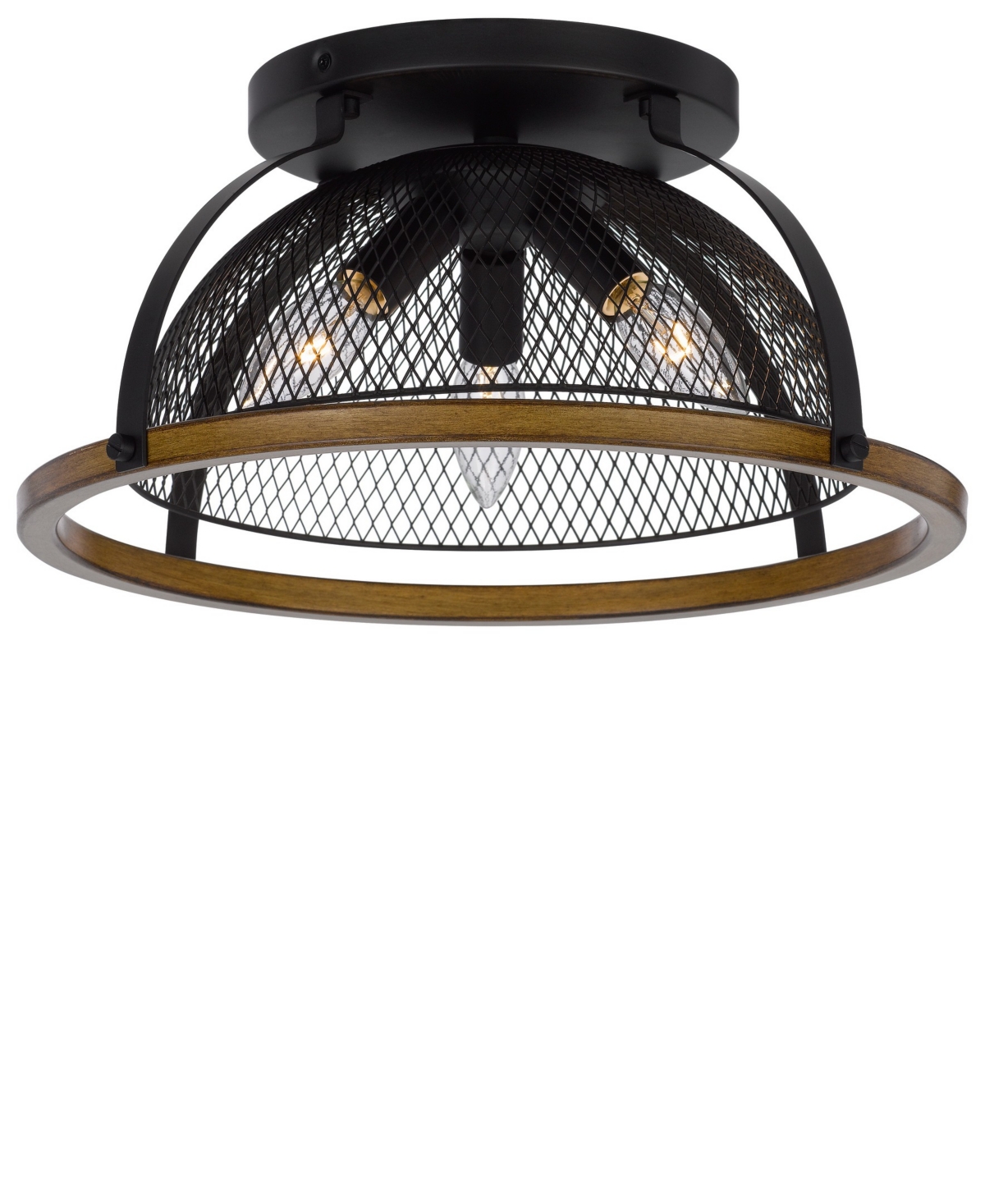 Longmont 7.25" Height Metal Semi Flush Mount