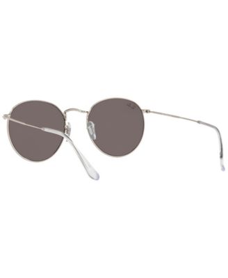 Unisex Round Metal Legend Gold Sunglasses, RB3447L