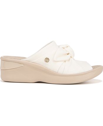 Bzees Premium Smile Washable Slide Wedge Sandals Macy s
