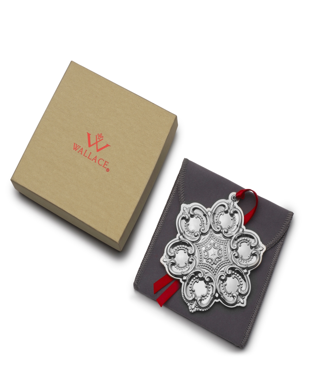 Shop Wallace 2023 Grand Baroque Sterling Silver Snowflake Ornament, 26th Edition