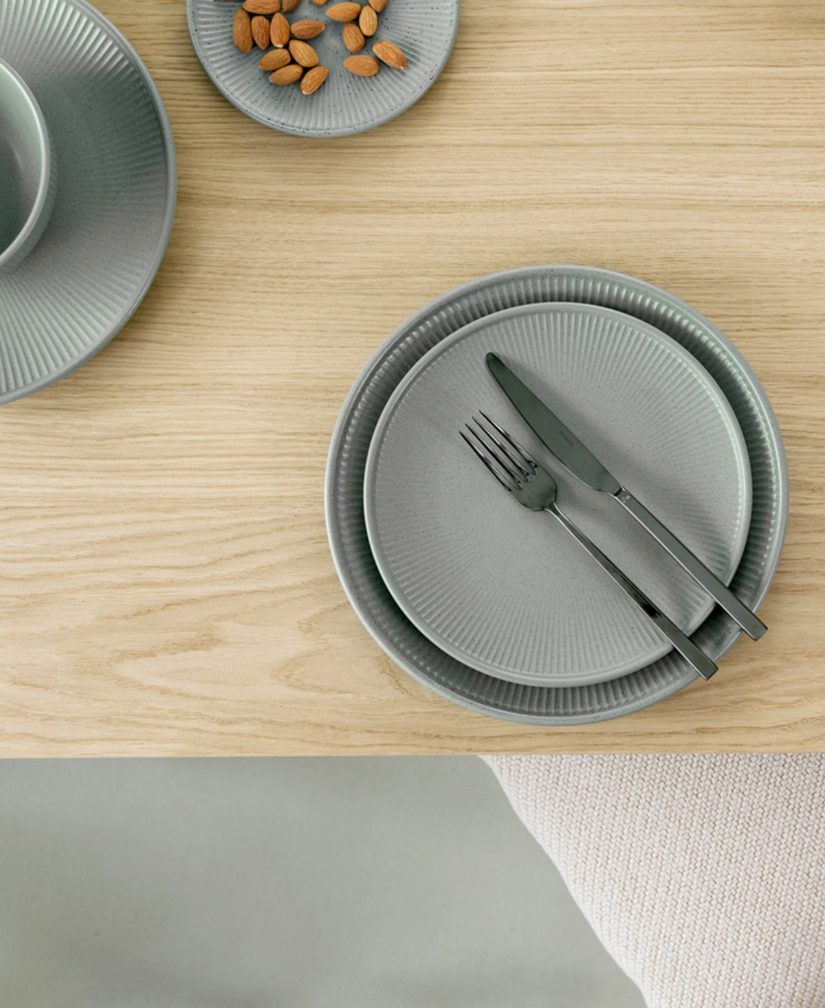 ROSENTHAL CLAY SET OF 4 SALAD PLATES, SERVICE FOR 4 