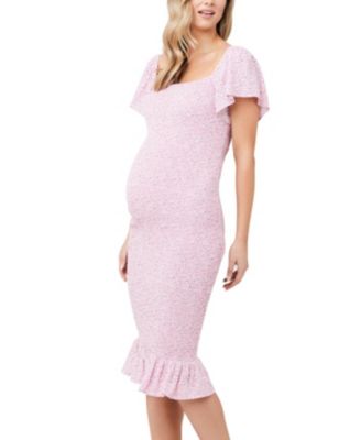 Selma Nursing Shirred Dress