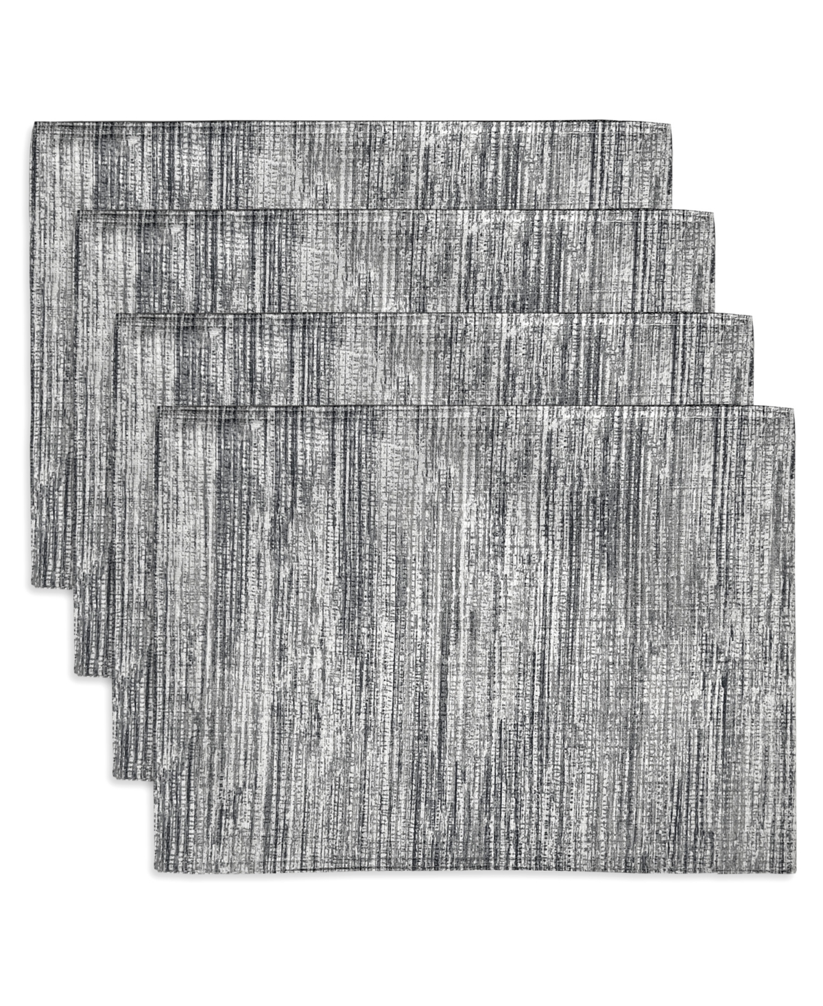 Noritake Colorwave Weave Placemats, 4 Pack In Gray