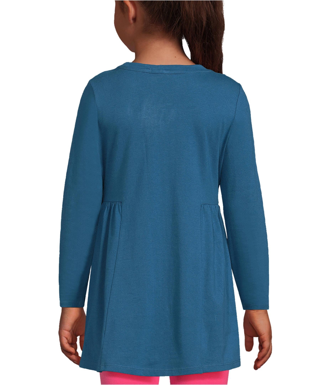 Lands' End Child Girls Long Sleeve Tunic Top
