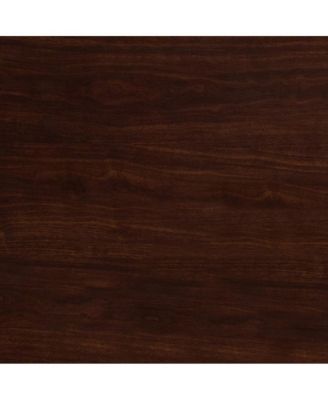 48" Round High-Gloss Resin Table Top With 2" Thick Drop-Lip Dining Table