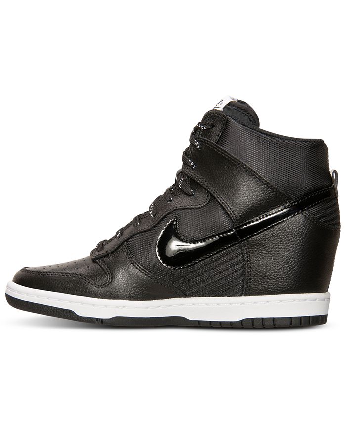 Nike Women's Dunk Sky Hi Essential Sneakers from Finish Line - Macy's
