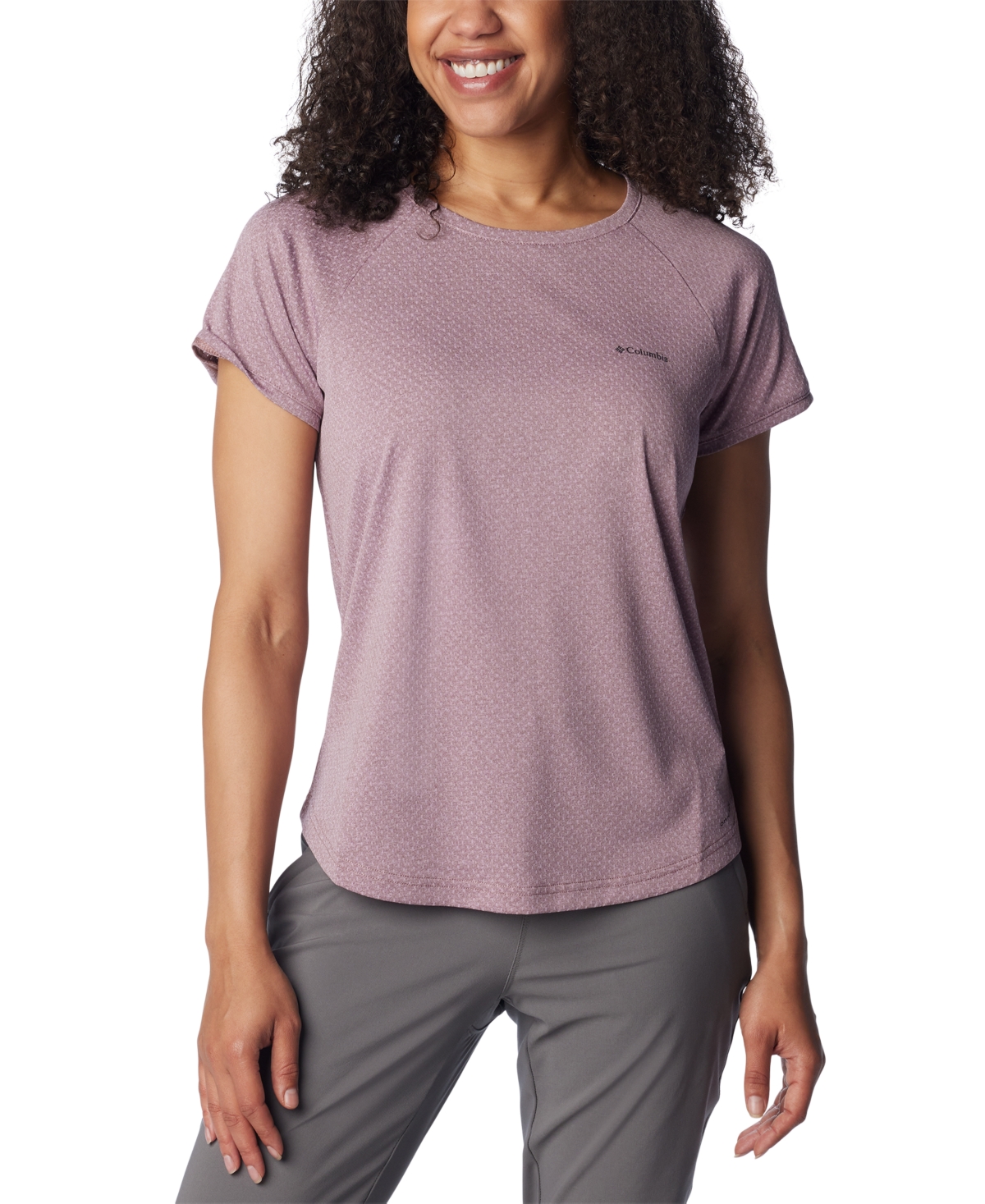 Shop Columbia Women's Bogata Bay Short-sleeve T-shirt Xs-3x In Fig